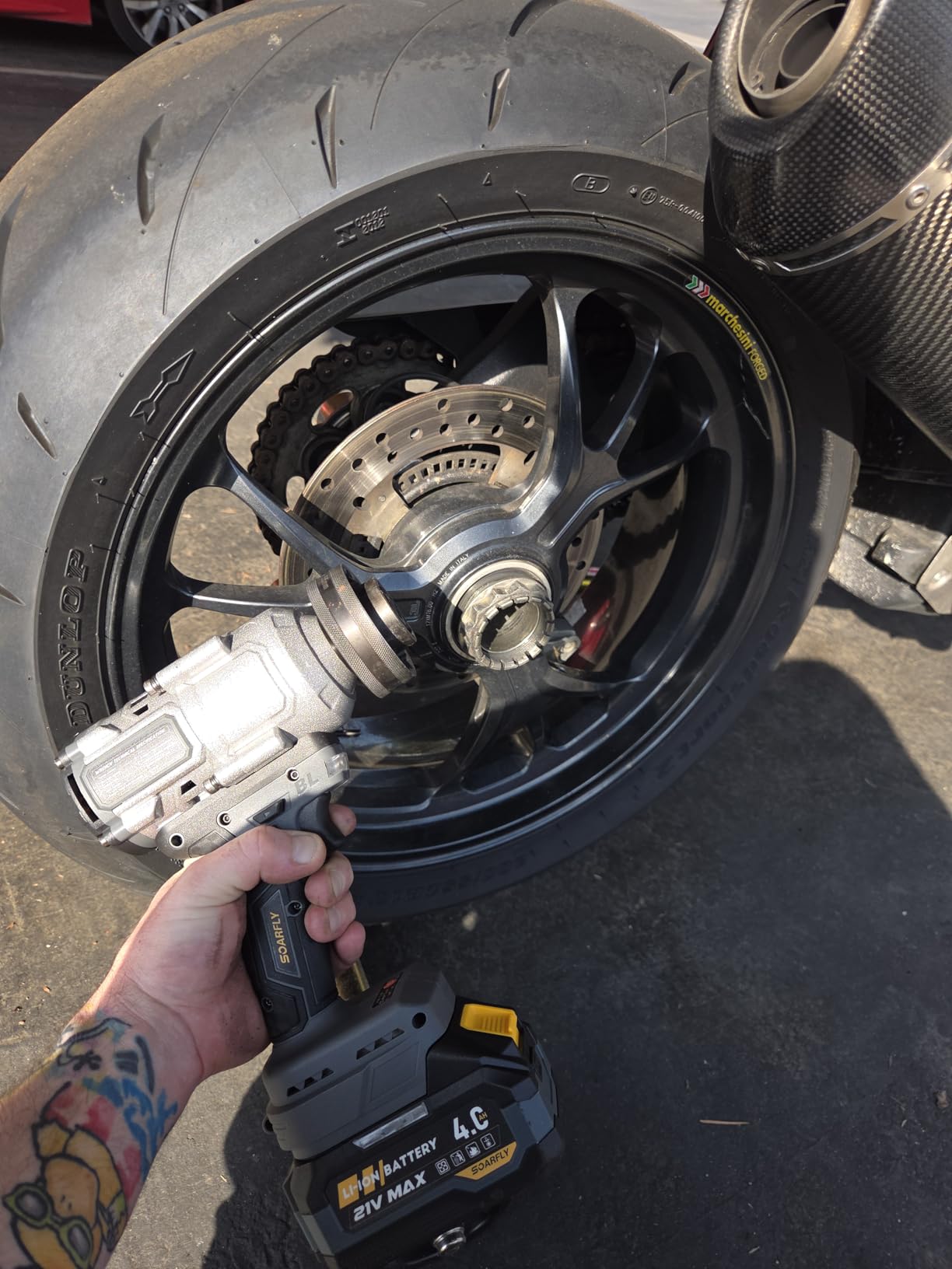 SOARFLY Cordless Impact Wrench 1/2