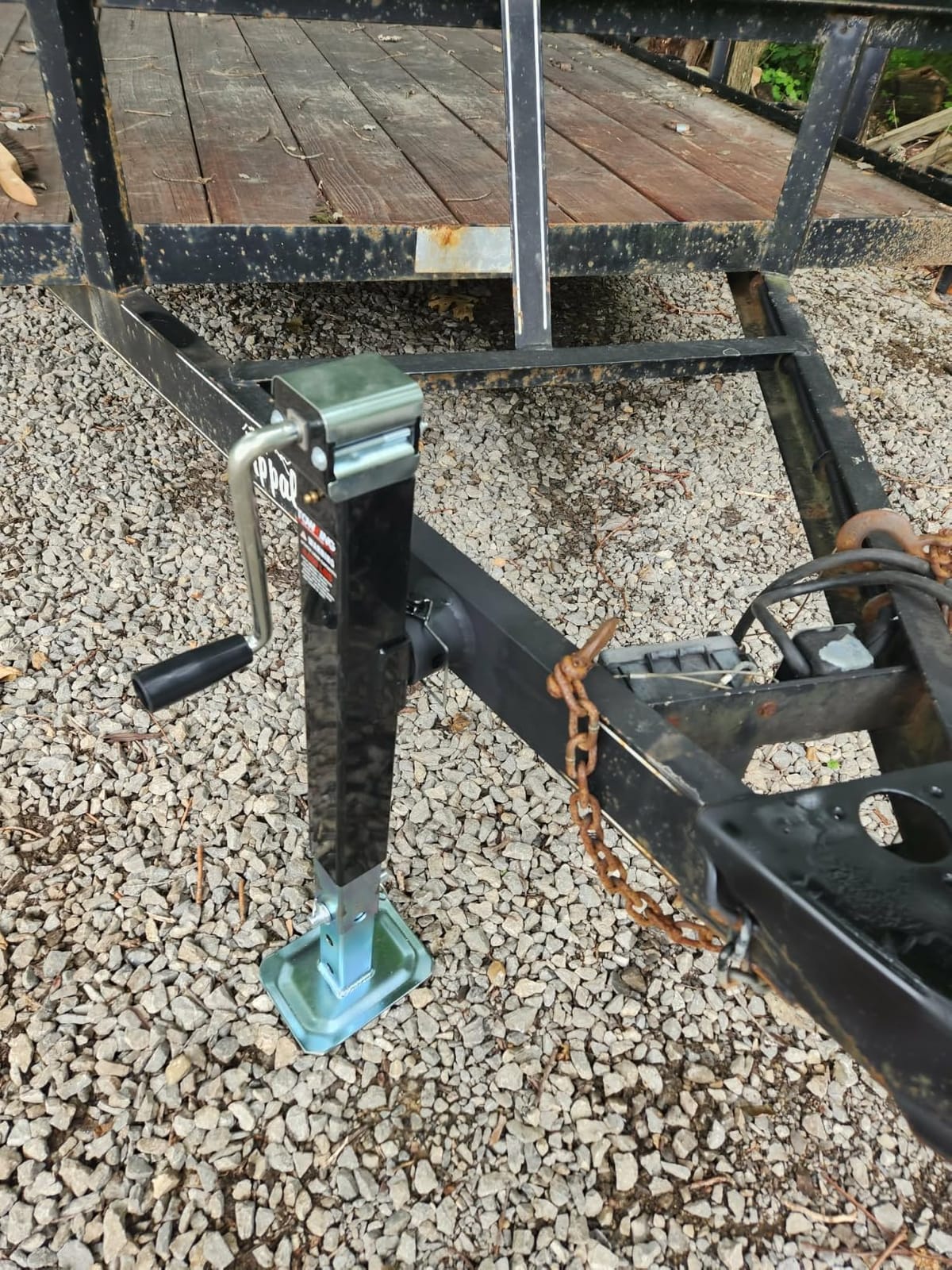 8000lbs Pipe Mount Tongue Jack, 15