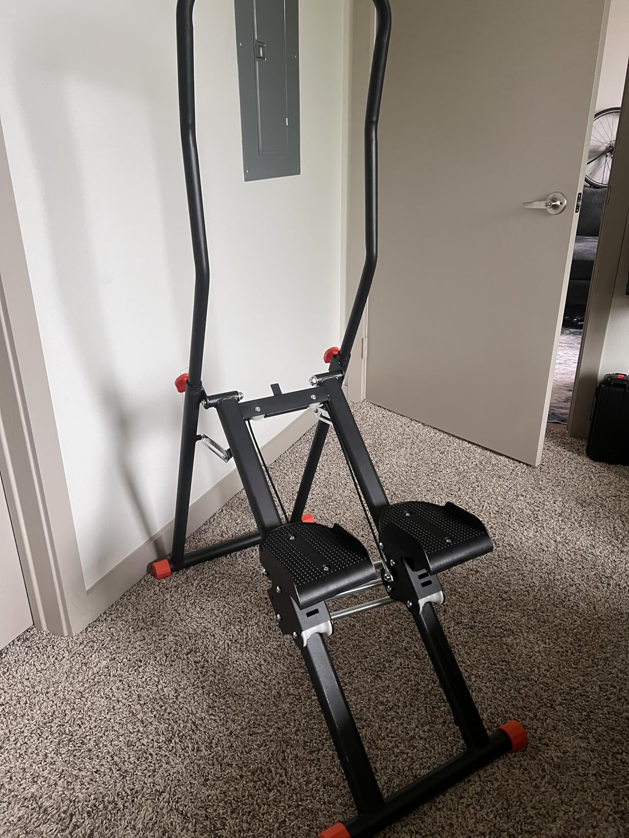 EPHESPORT Stair Stepper for Home with 3-Level High-Tension Resistance | Foldable Design, 2.0 Stair Climber With Height-Adjustable Handlebar, Non-Slip Wide Pedals, Leg Glutes & Full-Body Cardio customer photo 2