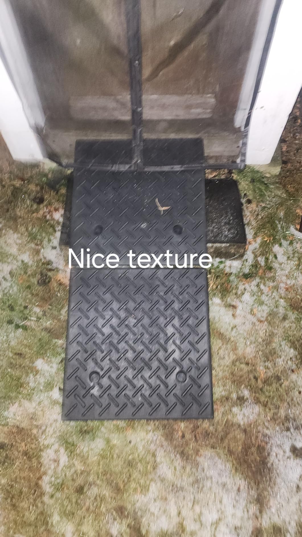 Curb Ramps for Wheelchairs 3.9 in Rise 2 Pack | Heavy Duty Driveway Threshold Ramps for Driveways, Sidewalks, Motorcycles & Lawn Mowers 7000lbs Powersport Loading customer photo 2