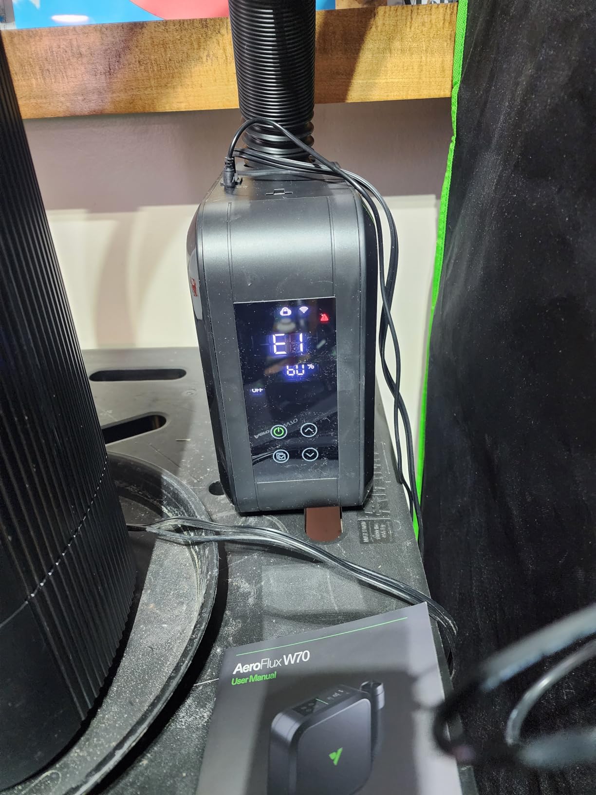 VIVOSUN AeroFlux 700W PTC Grow Tent Heater with Thermostat, APP & VPD | 700W PTC 40% stronger; 5 levels; smart thermostat, VPD; APP; V0, tip-over, overheat; for grow tents, rooms, greenhouses customer photo 2