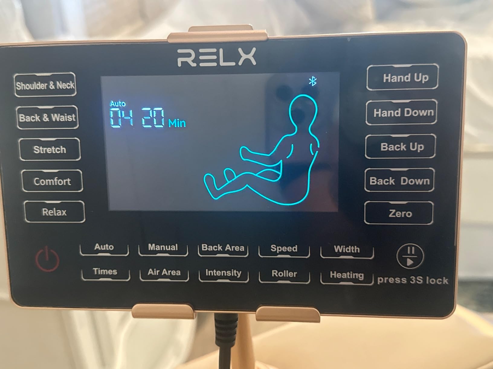 RELX Massage Chair Full Body with Body Scan, Zero Gravity, SL-Track, Cream | 20 Modes Shiatsu Massage Chair Built-in Heat System, Airbag Massage with Deep Yoga Stretch, Calfrest Extension and AI Control customer photo 2