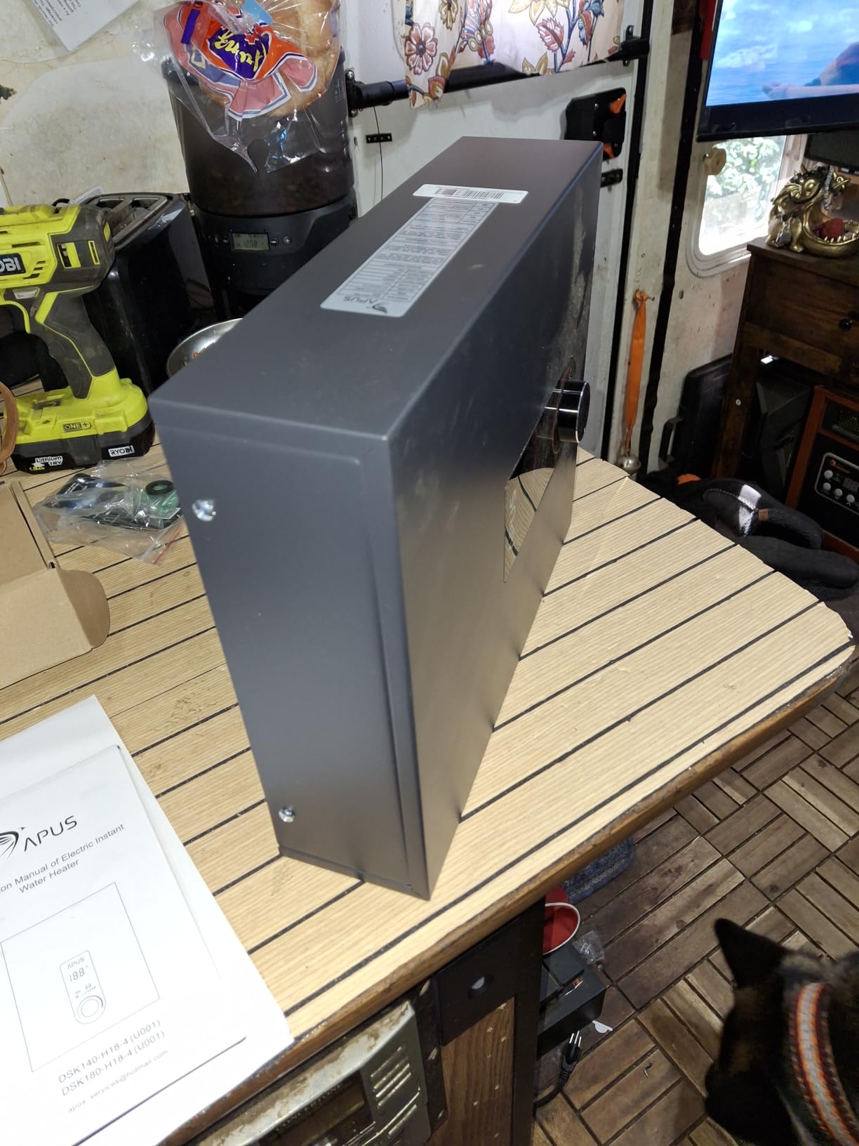 APUS 27kW Electric Tankless Water Heater, 240V, Up to 6.5 GPM, 3s Instant | Whole Home 3-4 Points Supply, LED Display, 86-140°F, Self-Modulating, Compact Design, 99.8% Thermal Efficiency customer photo 2