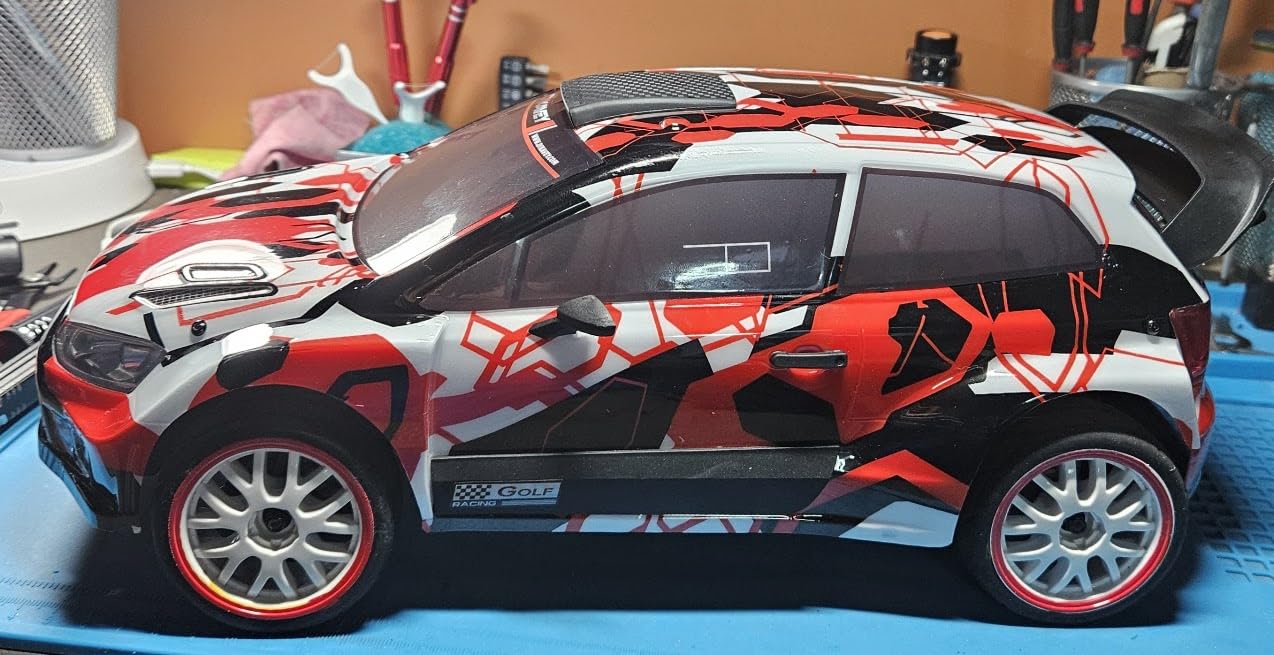 1:12 RC Rally Car Fast Max 50 MPH,Drift Adults RC Car | with Gyro 4X4,Brushless Fast RC Cars with 3S 2200 mAh Battery,Off-Road Remote Control Cars 4WD,for Racetrack & Mud-Red customer photo 1