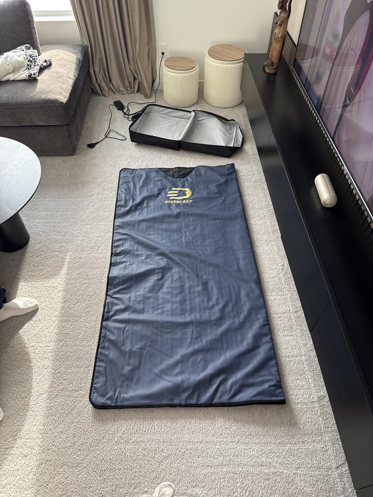 DIVEBLAST Zero EMF Sauna Blanket for Weight Loss and Detox customer photo 1