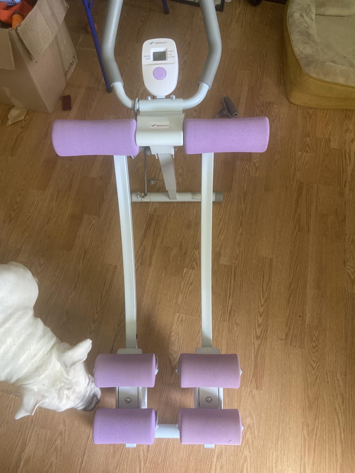 MERACH Ab Machine, Adjustable Ab Trainer Machine, AB Workout Equipment customer photo 2