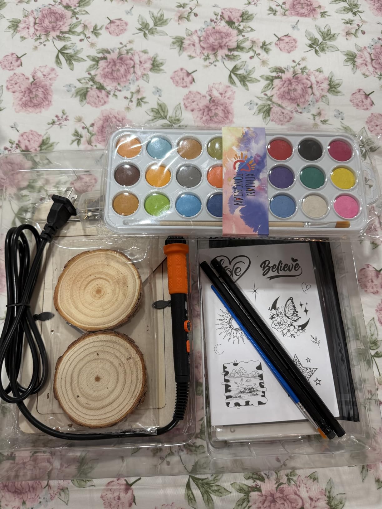 K KERNOWO Wood Burning Kit - 81Pcs All-in-One Wood Burning Tool Pen Adjustable Temperature Wood Burner Kit Crafts Gifts for Adults & Teens customer photo 1