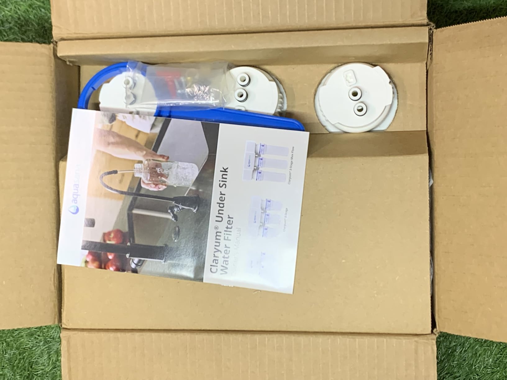 Aquasana Under Sink Water Filter | Claryum 3-Stage Filtration | AQ-6300-BN | Reduces Lead, PFAS, Microplastics, Chlorine Taste & Odor | WQA Certified | Brushed Nickel Faucet | 600 Gal | 1-Year Warranty customer photo 2