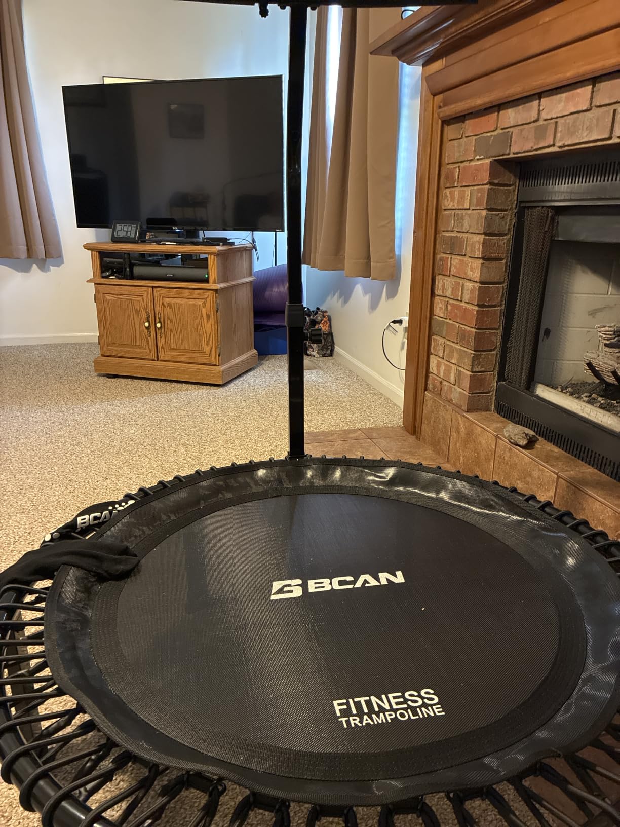 BCAN BT4 Soft Land Pro Adult Bungee Rebounder Trampoline Handle|FED Fitness | 38/40/48 in, 500 lb Capacity, Adjustable Tension Bungees, One-Piece Frame, Quiet Low-Impact Workout, Phone Holder & 2 Socks customer photo 2