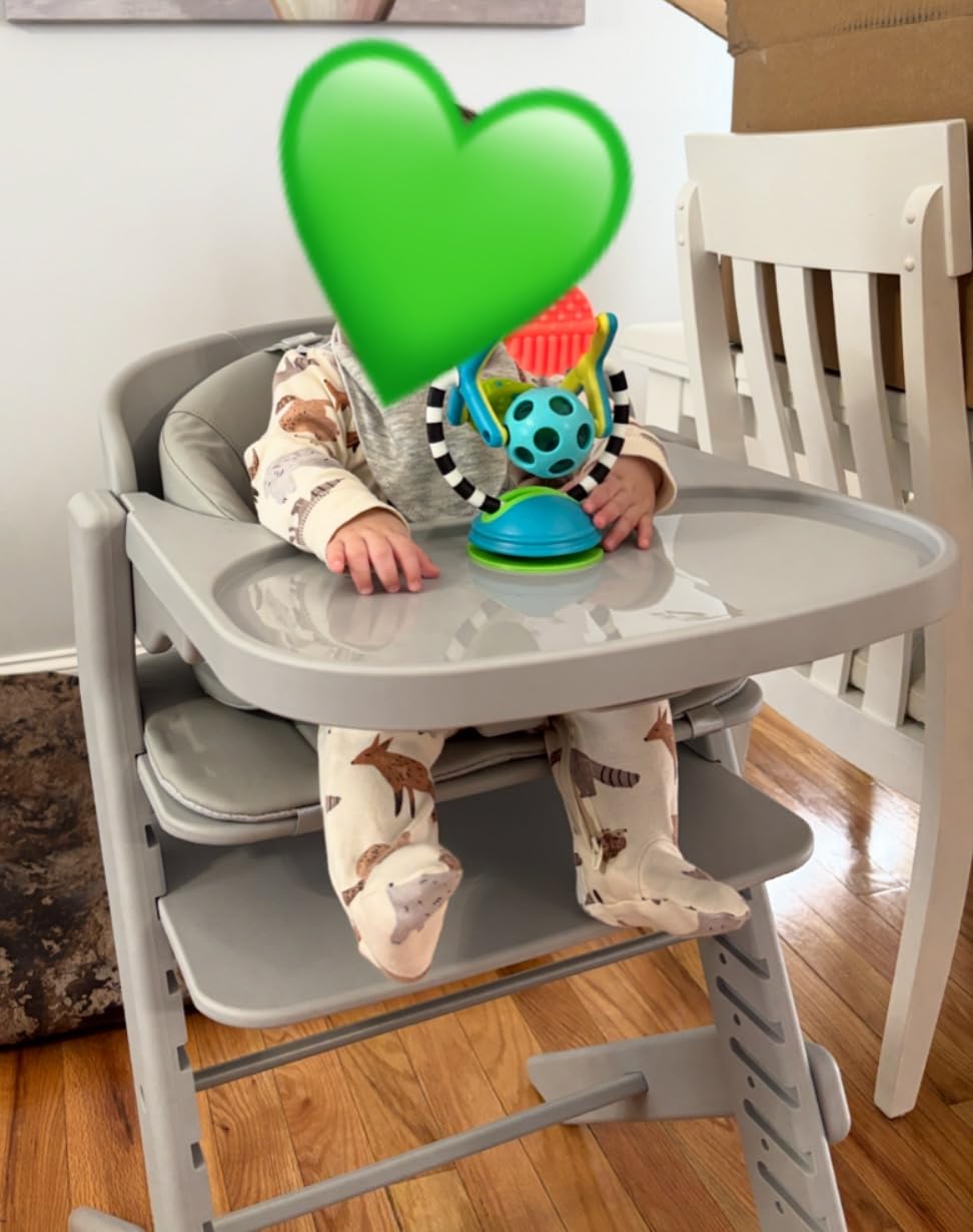 Obee Odee Fully Washable Baby High Chair for Babies and Toddlers (Beige) | Growth High Chair for Toddlers from 6 Months to 220 Lb, Convertible High Chair customer photo 1
