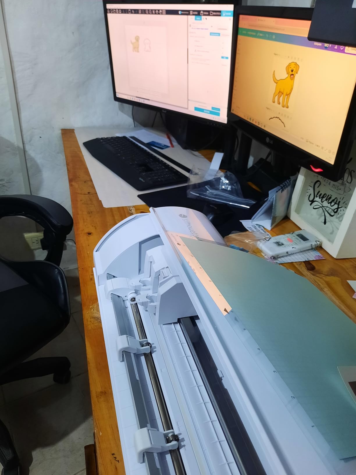 Cameo 5 Alpha (Alpha) - Smart Cutting Machine for Print & Cut - Quiet Operation with AutoBlade, Studio Software, Cutting Mat - Vinyl, Paper & Fabric Compatible - Classic White customer photo 2