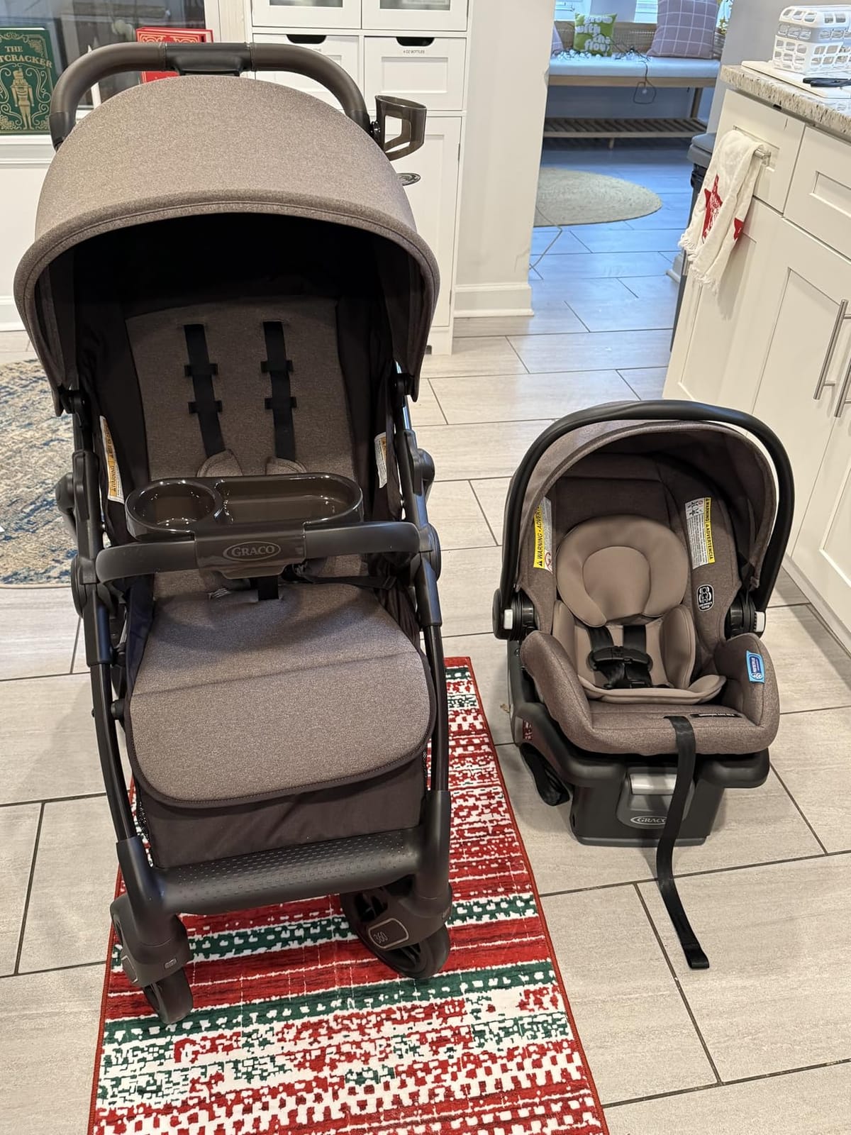 Graco Merge Travel System - Swivel Wheel Baby Stroller Car Seat Combo, Travel System Stroller with 360-Degree Rotating Wheels customer photo 2