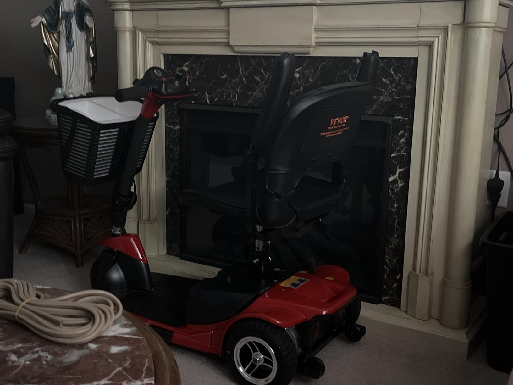 VEVOR Heavy Duty 3-Wheel Mobility Scooters for Seniors & Adults, 500lbs Capacity, 21.5 Miles 3-Speed Long Range, 1000W All Terrain Electric Recreational Scooter Wheelchair, 20 Degree Max Climbing Capacity customer photo 1