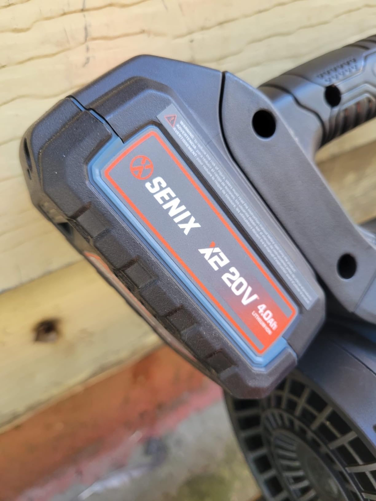 SENIX 60V Backpack Leaf Blower, 950CFM/140MPH, 2 x 6.0Ah Batteries, 2400W Brushless Cordless Leaf Blowers, 4 Speed Mode, Dual Port Fast Charger customer photo 1