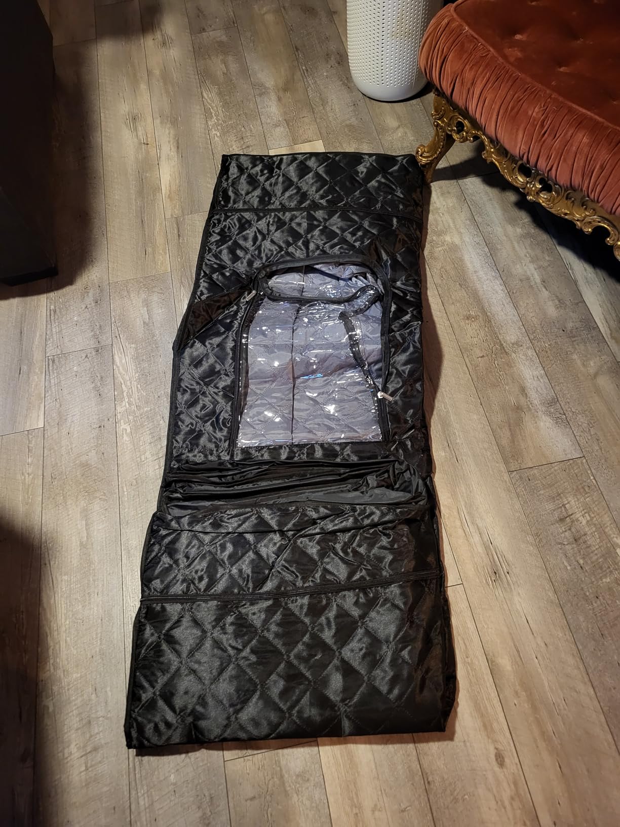 Portable Steam Sauna Tent for Home, Personal Full Body Sauna | Pop Up Indoor Sauna Box with Portable Chair & Remote Control | Home Spa, Relaxation, Detox customer photo 1