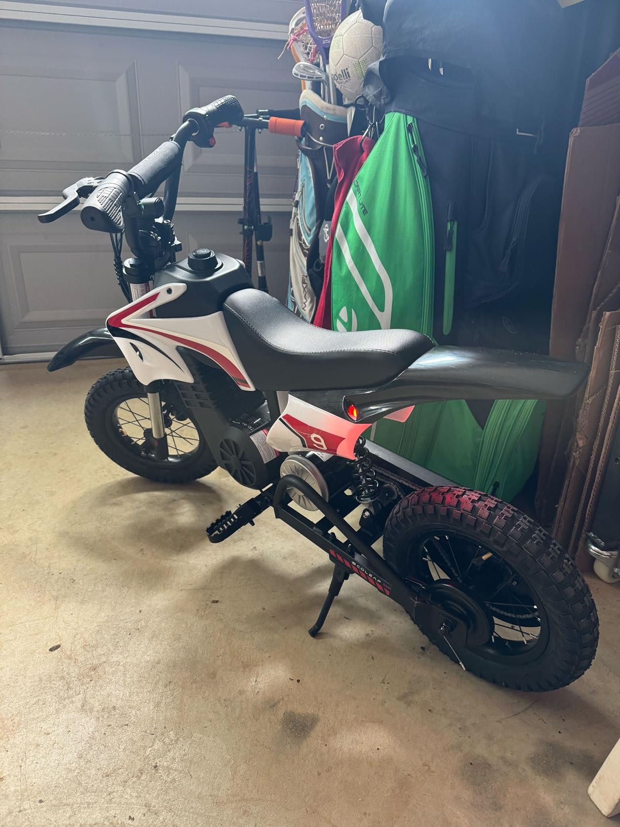 ECOLEAP 3500W Peak Electric Dirt Bike for Teens & Adults, 37MPH Electric Off-Road E-Bike with 48V 21Ah Battery, Up to 55 Miles Range, Dual Suspension, Hydraulic Brakes, 400LBS Load, Fit Age 13+ customer photo 1
