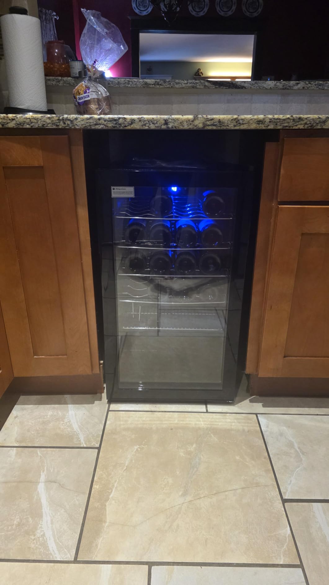 Icyglee 25 Bottle Wine Cooler Refrigerator,Freestanding Wine Fridge,Black | Compressor Cooled, 41-64°F Adjustable Temp, Double-layer Glass Door, Red & White Wine Storage, Home Bar customer photo 2