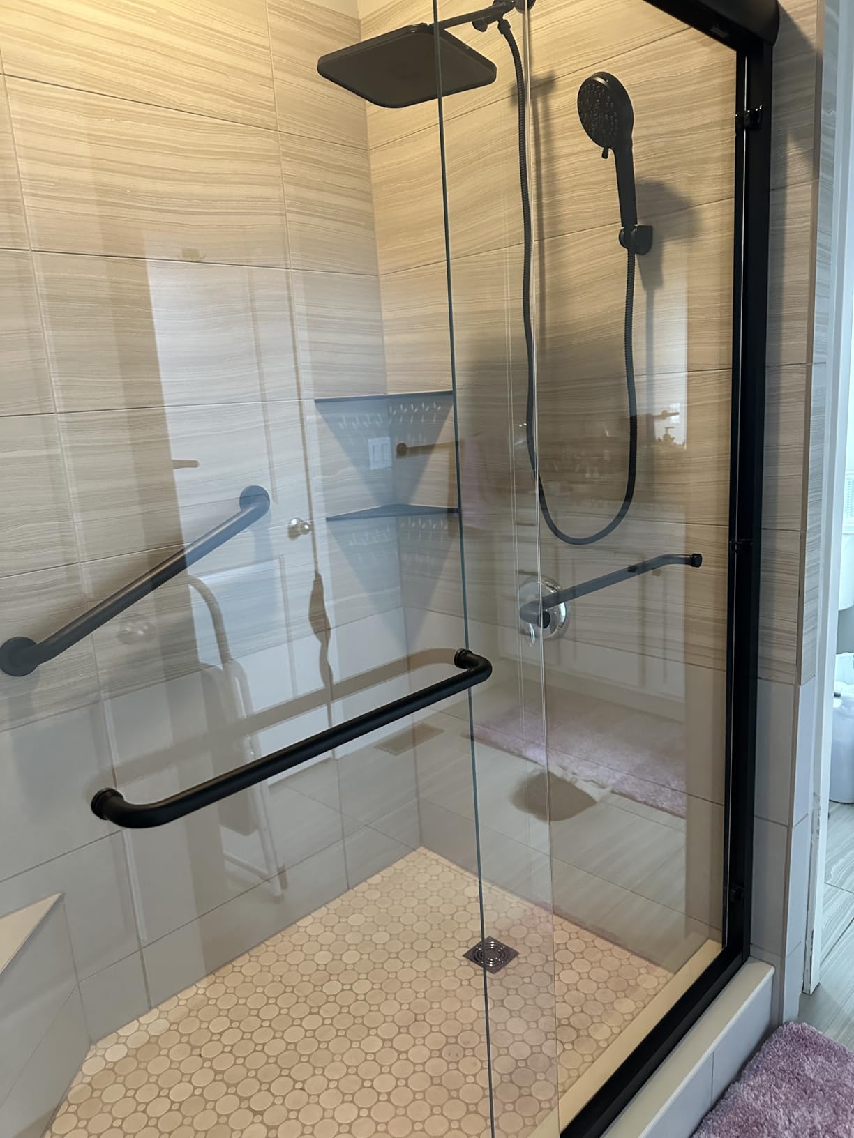 Glass Shower Door Sliding, 56-60