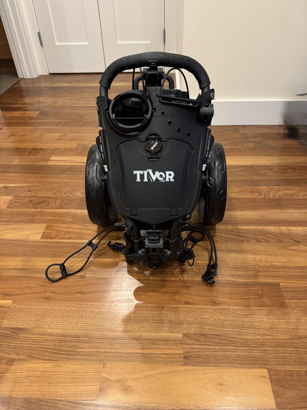 Tivor Golf Push Cart with 360° Front Wheels & Handbrake, 3 Wheel Pull Cart Offers One-Click Folding and All-Terrain Mobility customer photo 1