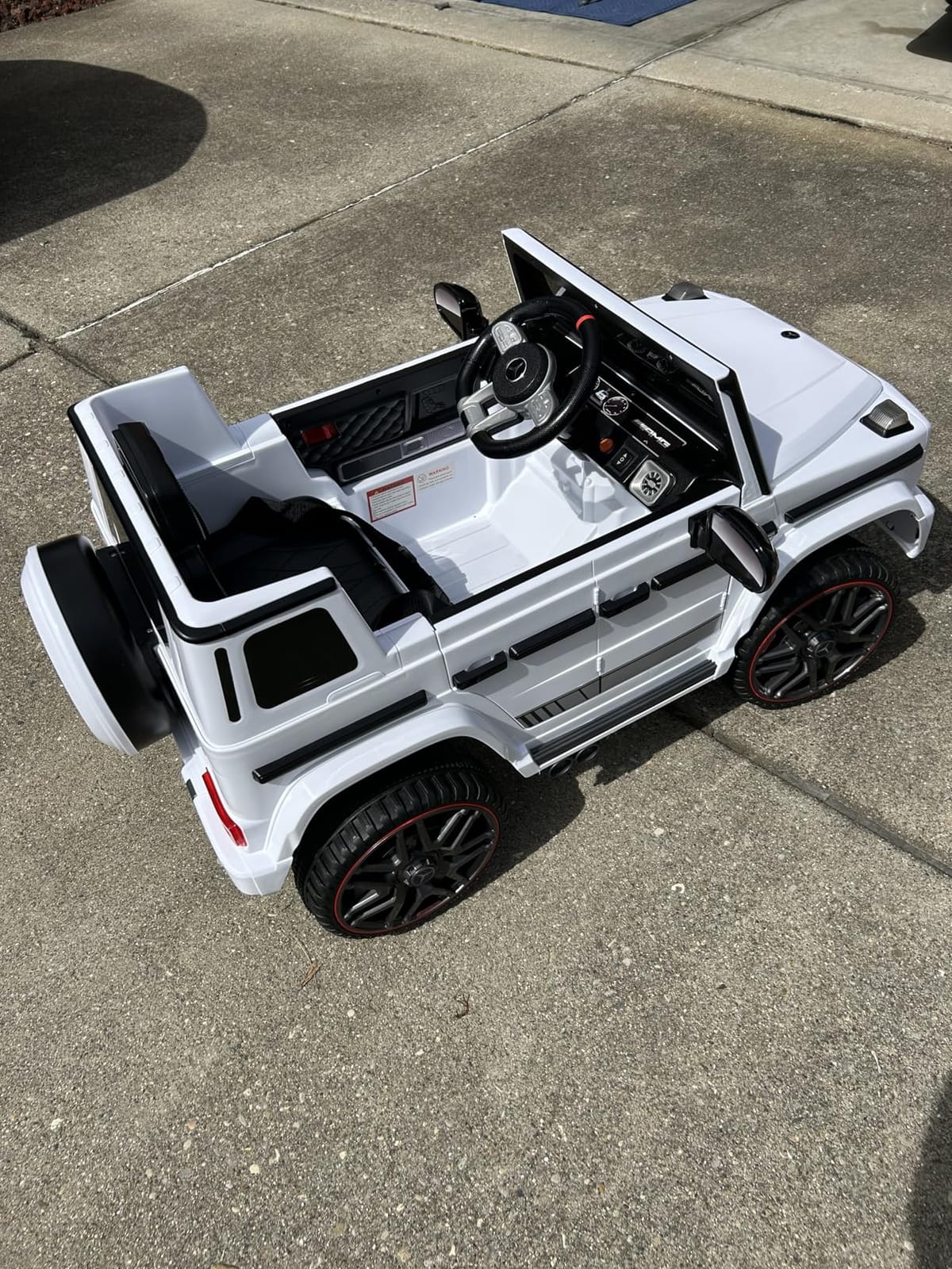 Mercedes-Benz G63 Kids Ride On Car, 12V Toddler Electric Car with Remote | Licensed Mercedes G Wagon, parental remote control, durable body, LED lights, music, upgraded motors and soft start safety customer photo 2