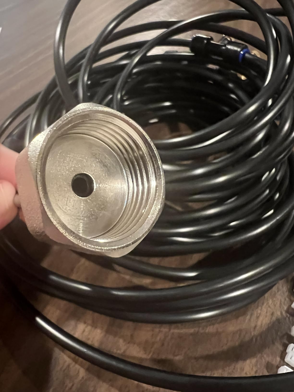 Mellbree Misters for Outside Patio 60FT/18M, Pre-Assembled Misting Cooling System with 19 Brass Nozzles & 3/4