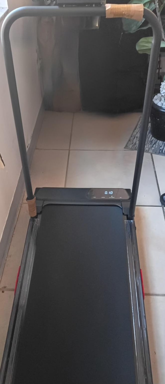 Walking Pad with Incline, Portable Treadmill with Handle Bar for Home | 3.0HP Under Desk Treadmill with Handles, 0.6-7.6MPH Mini Walking Treadmills for Home Small, 350 lb Capacity customer photo 1