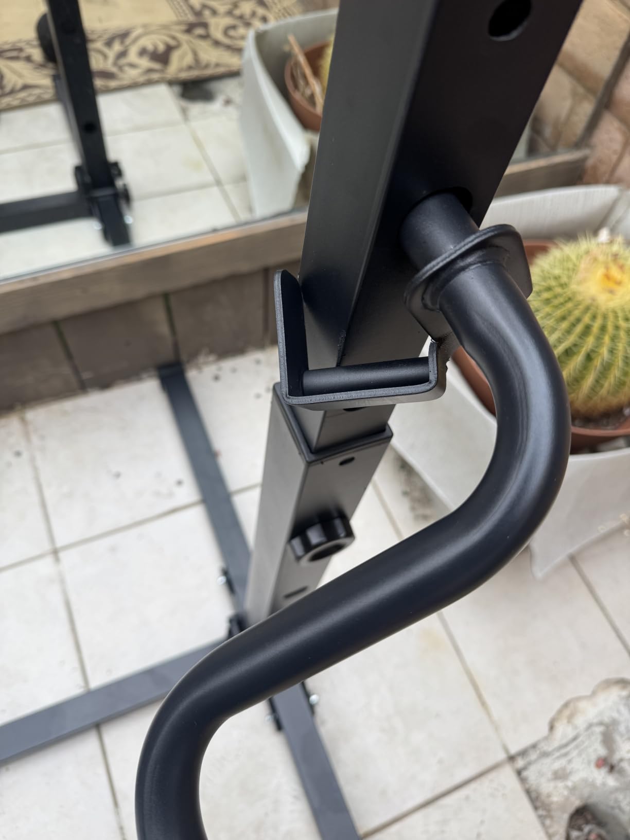 JOROTO Foldable Pull Up Dip Station, Pull Up Bar Free Standing for Home Gym, 450LBS Stable Power Tower, Adjustable Height Multifunction Pull Up Stand, Strength Training Equipment for Men Women customer photo 1