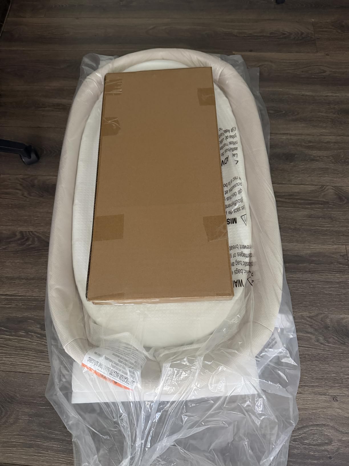Maydolly Smart Soothing Baby Bassinet - Smart Newborn Bassinet with Cry Detection that Automatically Responds - Breathable Infant Sleeper for Newborns to 6 Months (Beige) customer photo 2