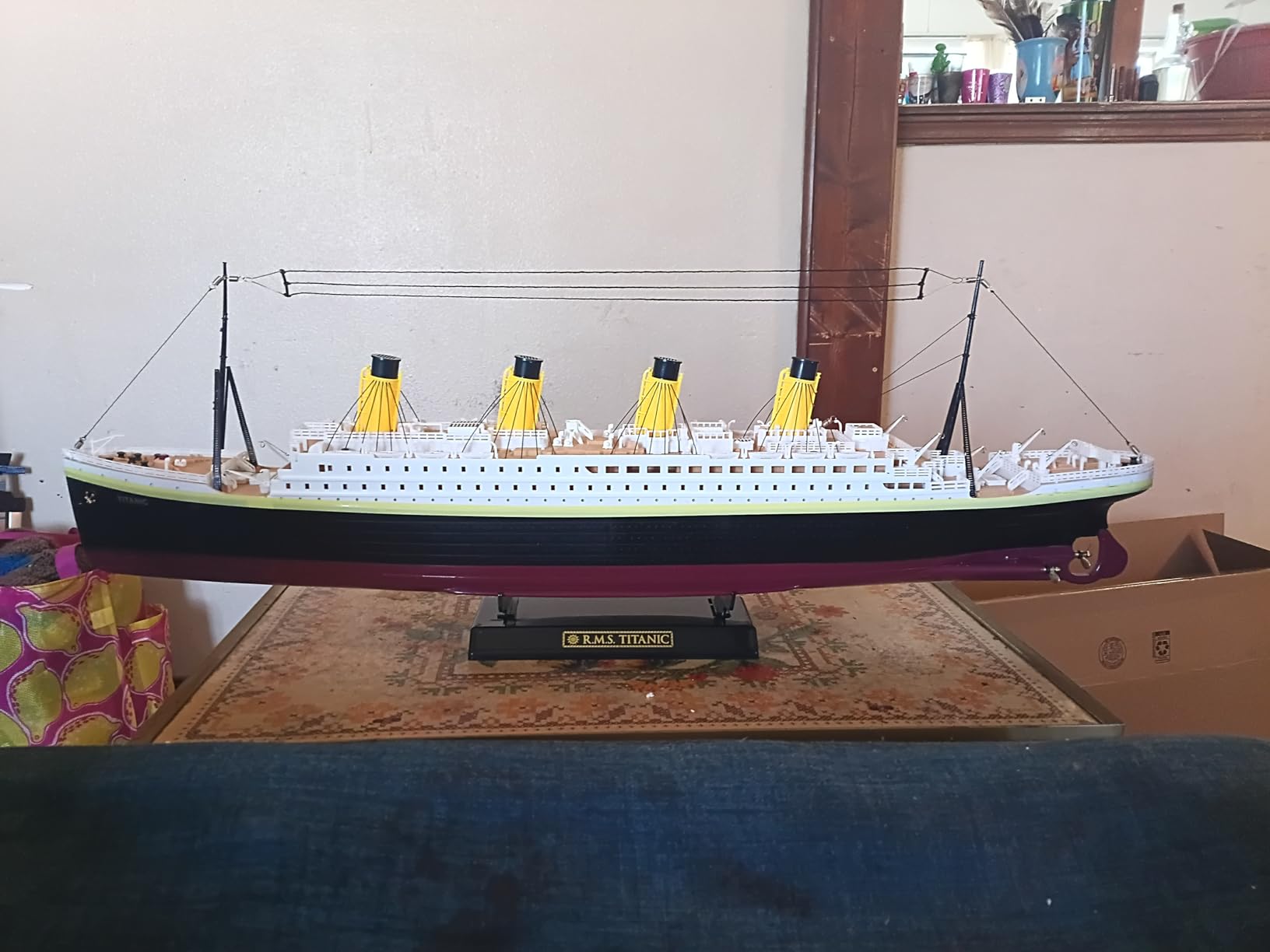 Liberty Imports 1/325 Scale RC Titanic Boat 32 Inch Remote Control Grand Cruise Ship with LED Lights, 2.4GHz RTR Electric RC Boat for Pool Lake Ocean customer photo 1