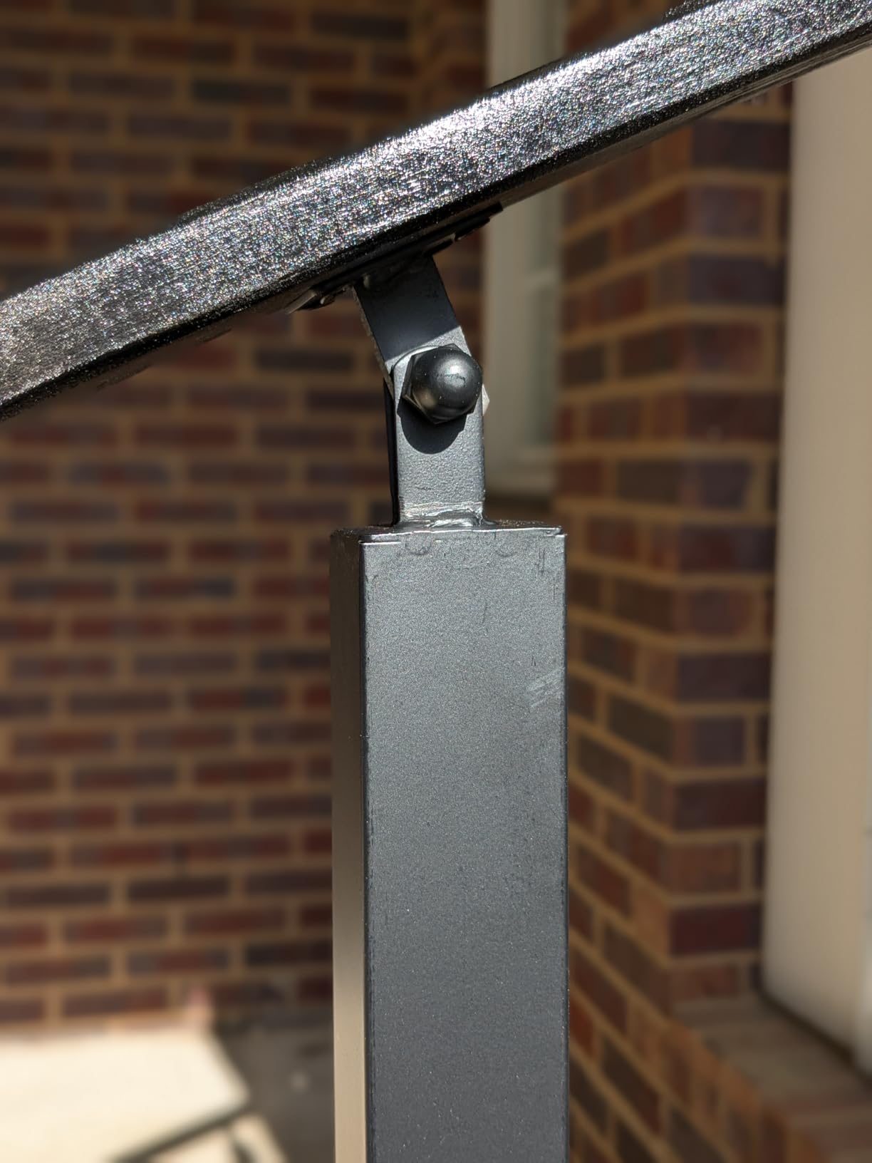12-20 FT Black Cable Railing Post Kit with Handrail, 4 Pack 36