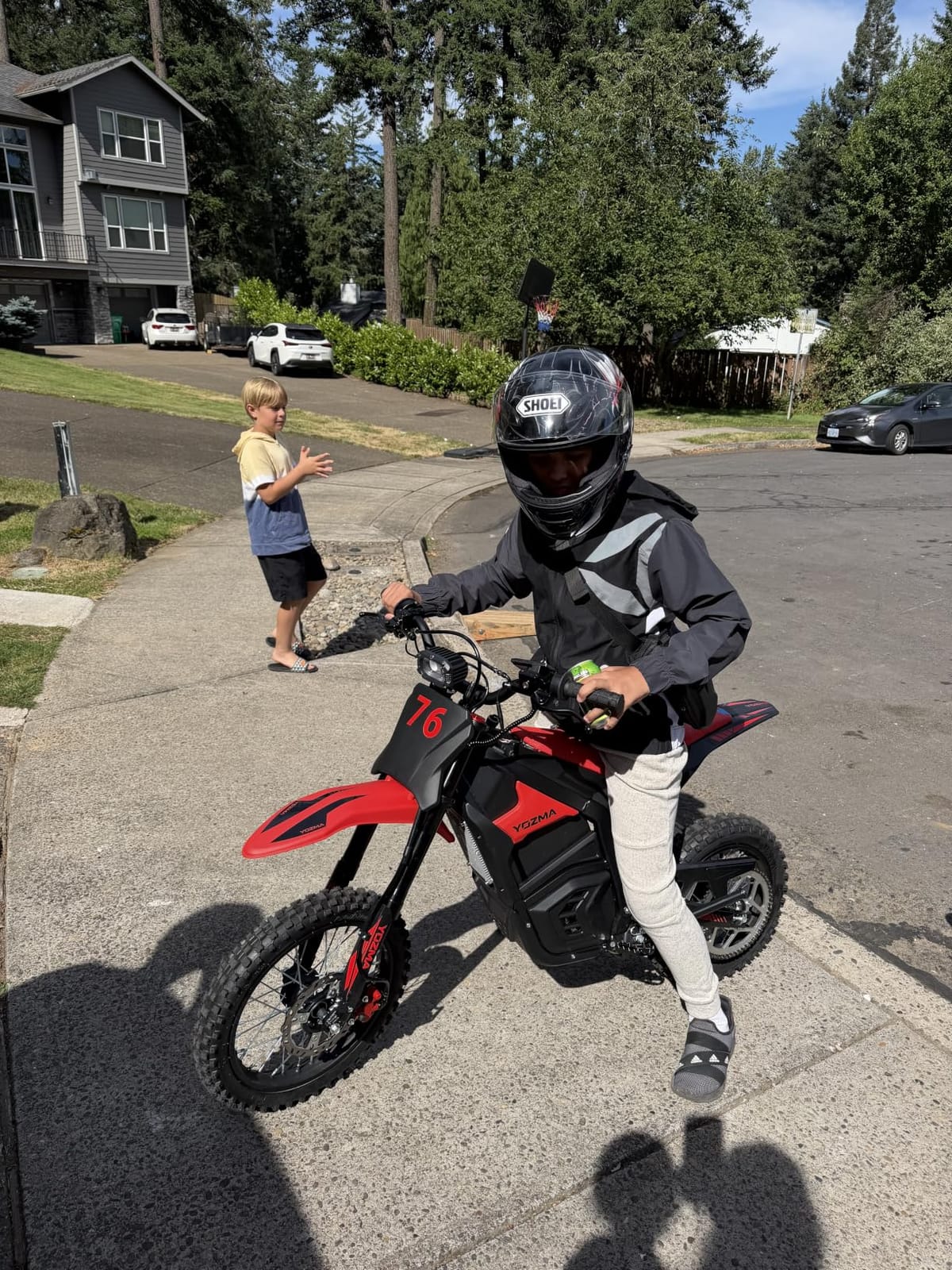 Yozma IN10 Electric Dirt Bike, 2600W 40MPH Electric-Motorcycle with 48V/23AH Battery Ebike, Full Hydraulic Brakes and Suspensions Mountain Off-Road E Dirt Bike, for Teens & Adults customer photo 2