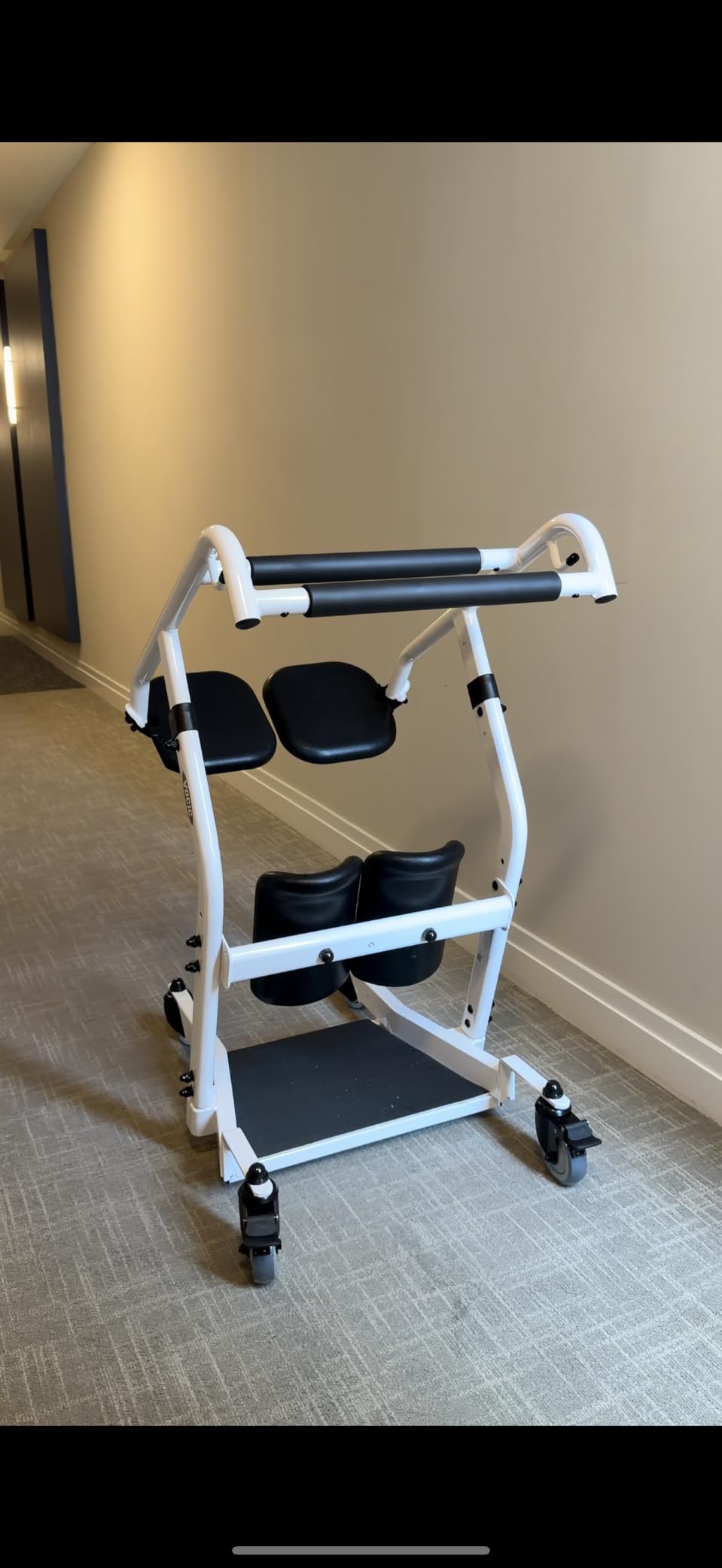 VOCIC Sit to Stand Lift, One-Step Stand Assist Lift for Elderly, Patient Lift Chair Transport Unit with Wheels, Fall Prevention & Muscle Building, AY03 2026 Upgraded customer photo 2