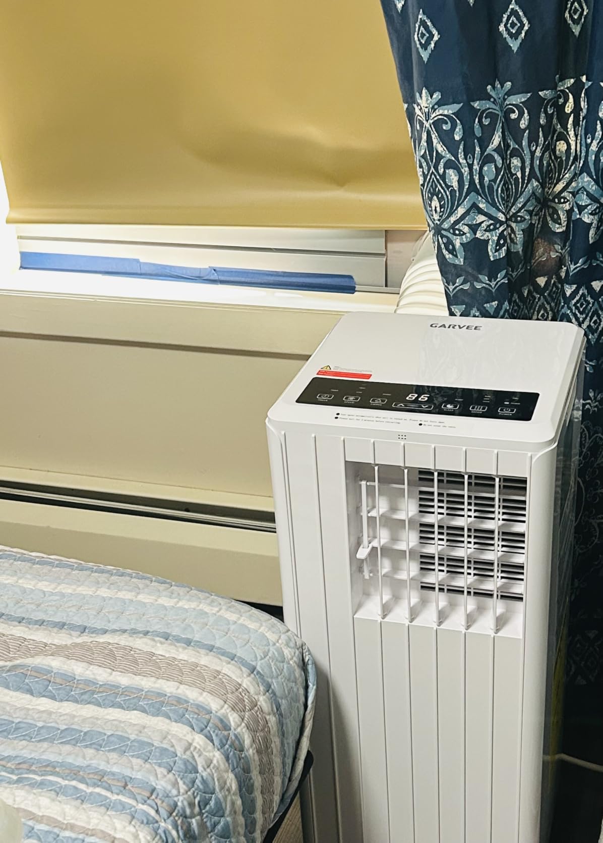 Garveelife 8,000 BTU Portable Air Conditioner, 3-in-1 Cooling/Dehumidifier/Fan, Remote Control, 24H Timer, Quiet Energy-Efficient, Cools Rooms up to 350 Sq. Ft., Black customer photo 2