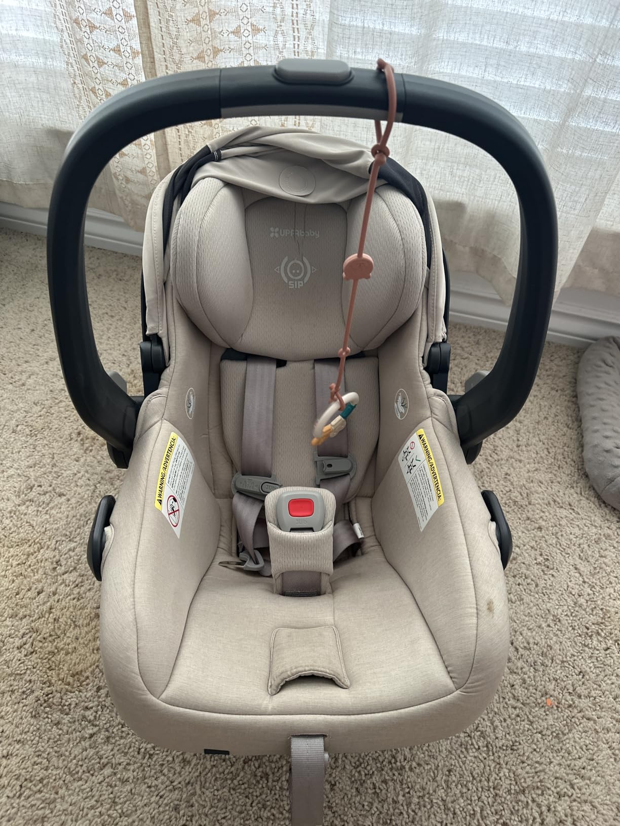 UPPAbaby Mesa V3 Infant Car Seat with Base, Insert & SmartSecure - Ada customer photo 1