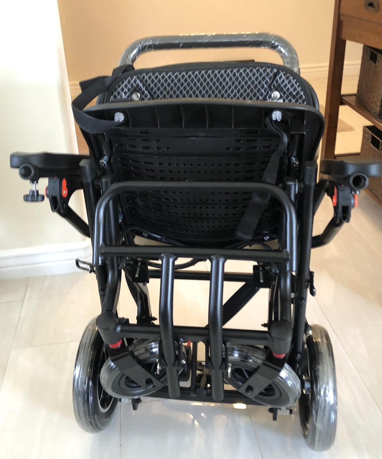 Upgrade 21'' Wide Seat 700W Motor Reclining Electric Wheelchair LCD Screen, 30+ Miles Range All Terrain Motorized Wheelchair, 330lb Capacity, with USB LED Light, Backpack, Cup Holder customer photo 1
