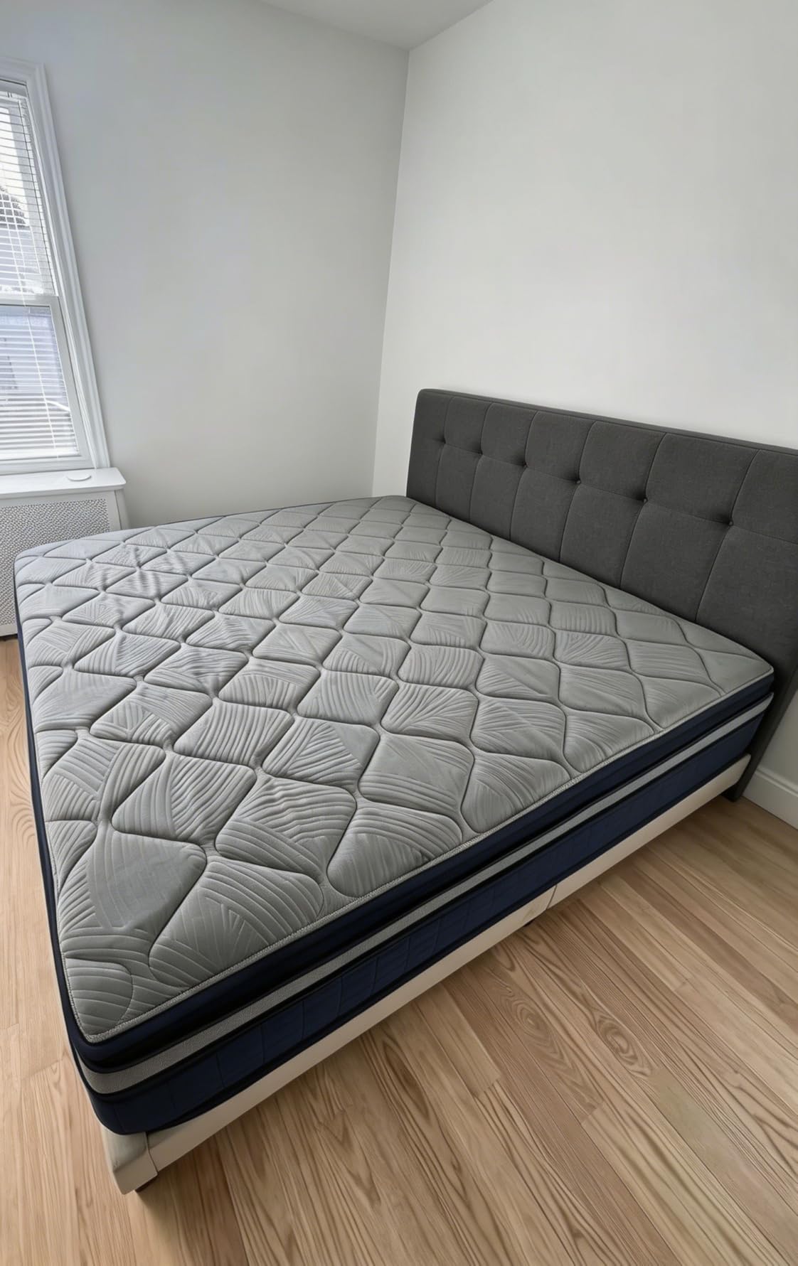 Sweetnight CoolNest Hybrid Queen Size Mattress 14 Inch, Cooling Pillow Top | Cool Night Sleep for Hot Sleeper, 7-Zone Ergo Support for Pressure Relief, 4 Stage Cool Enhanced Breathability, Medium Firm customer photo 2