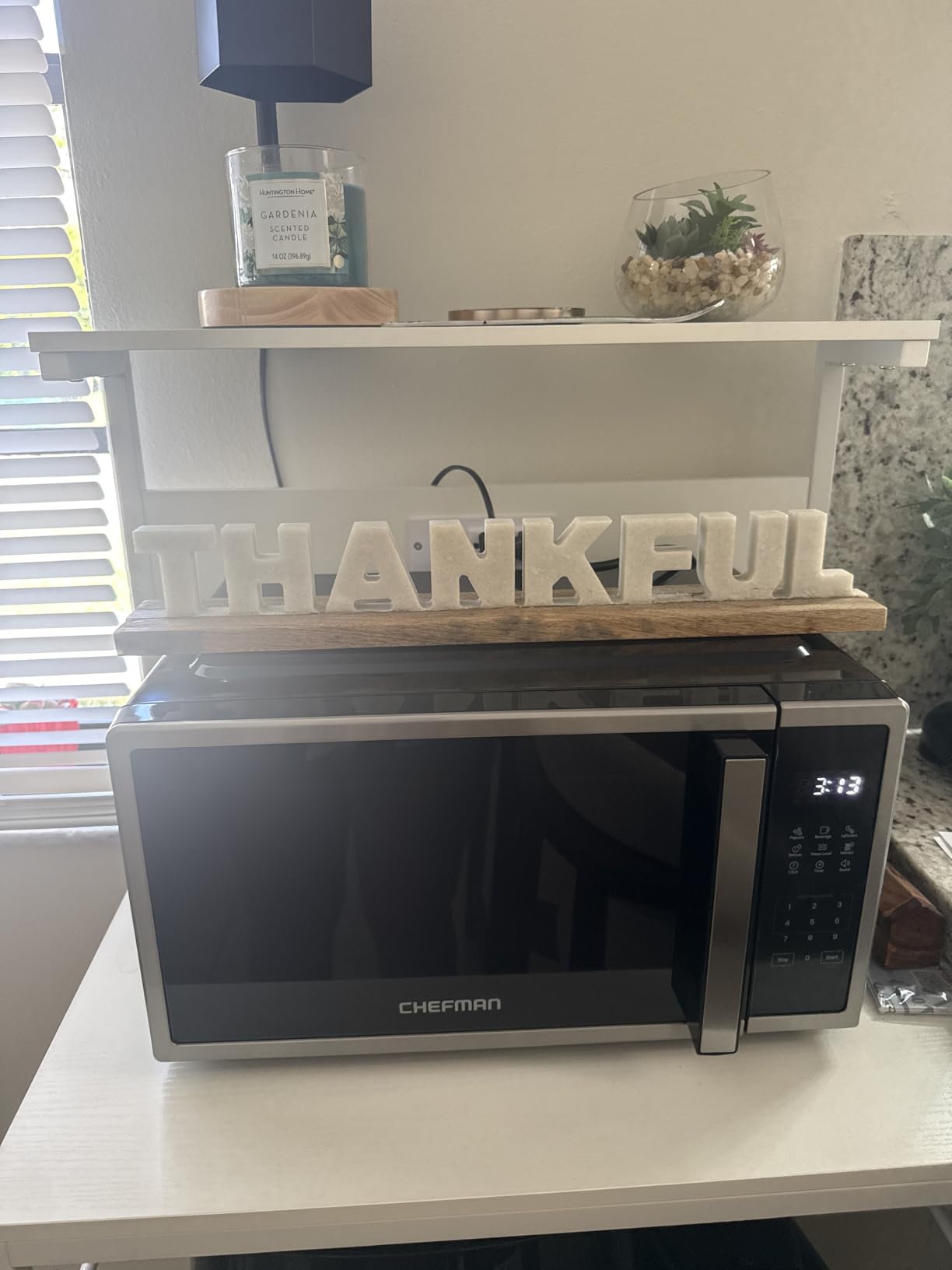 Chefman Countertop Microwave, 1.1 Cu Ft, 1000W, Stainless Steel | 10 Power Levels, 3 One-Touch Presets, +30 Second Button, Time & Weight Defrost, Mute Option, Child Safety Lock, Digital Timer customer photo 1