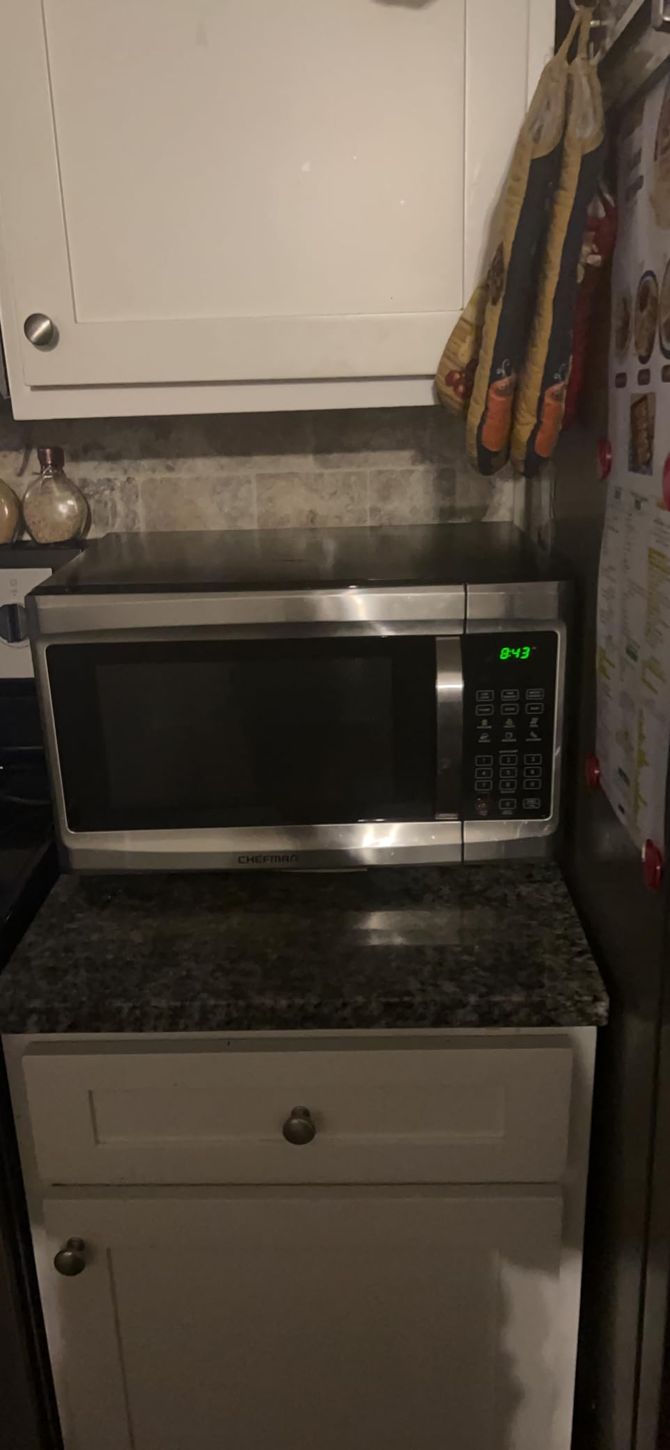 Chefman Countertop Microwave, 1.1 Cu Ft, 1000W, Stainless Steel | 10 Power Levels, 3 One-Touch Presets, +30 Second Button, Time & Weight Defrost, Mute Option, Child Safety Lock, Digital Timer customer photo 2