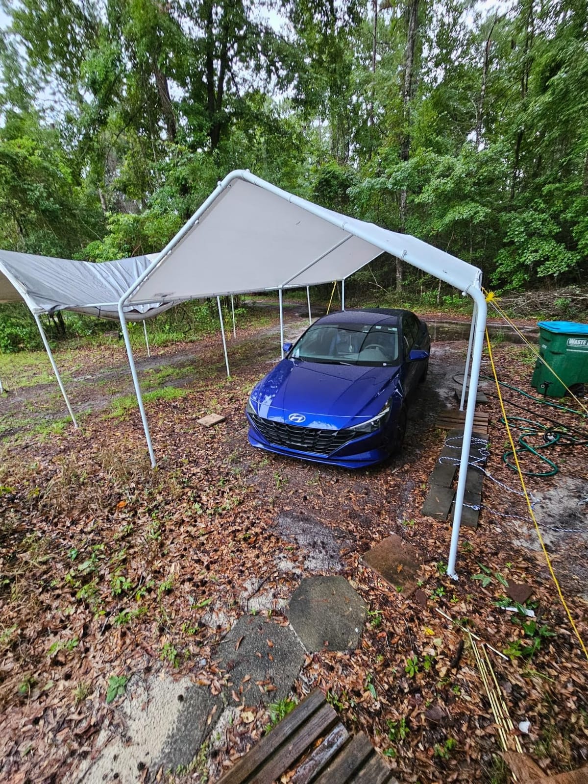 Quictent 13x26 FT Heavy Duty Metal Carport, Galvanized Steel Hard Top SUV/Truck Parking Shelter with Reinforced Triangle Frame, Weatherproof Rust-Resistant Car Canopy for Vehicle & Boat, White customer photo 1
