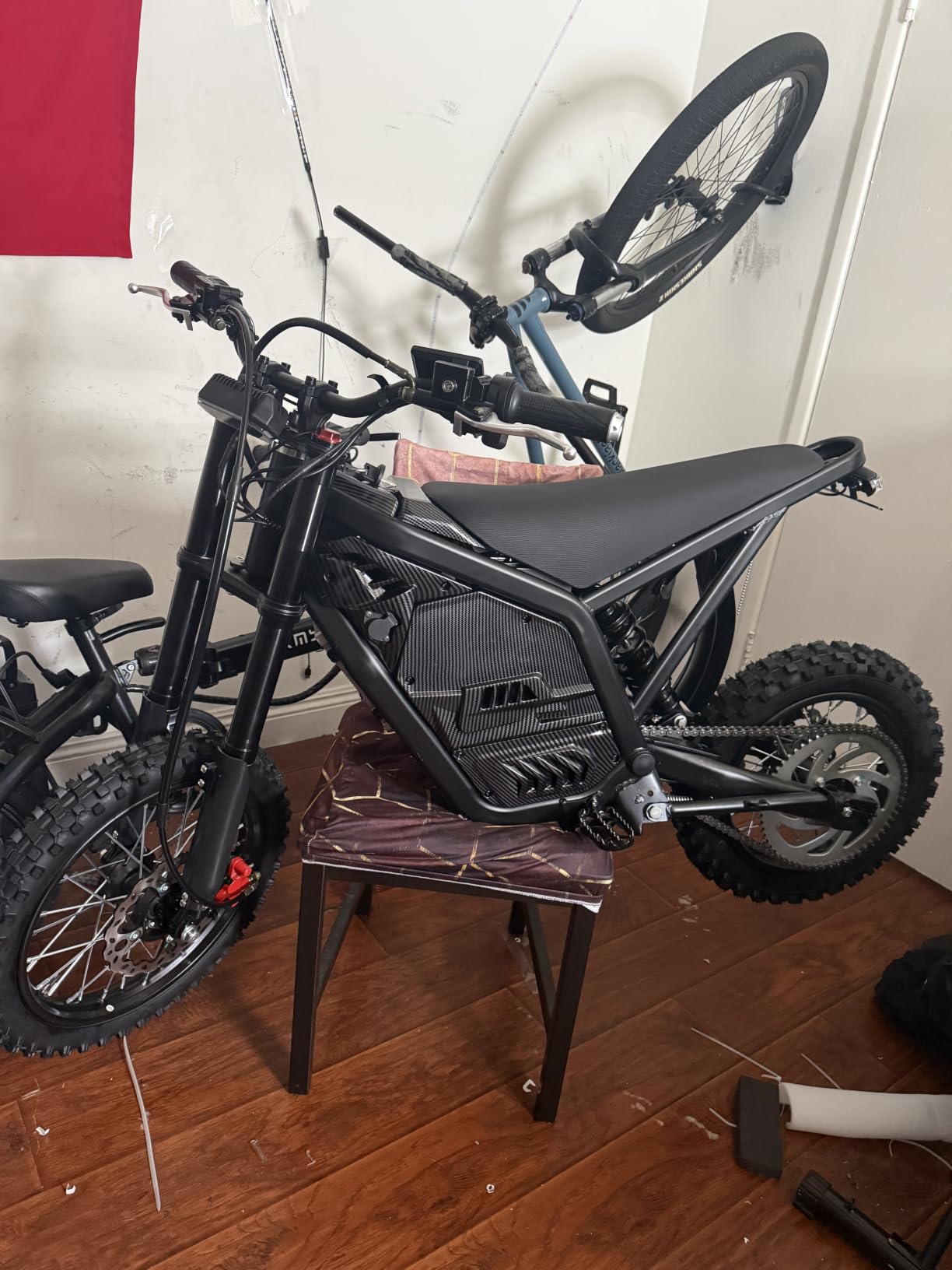 4000W Peak Electric Dirt Bike for Teens Adults, 45 MPH, 40 Miles Range | 48V 23Ah Removable Battery, 14