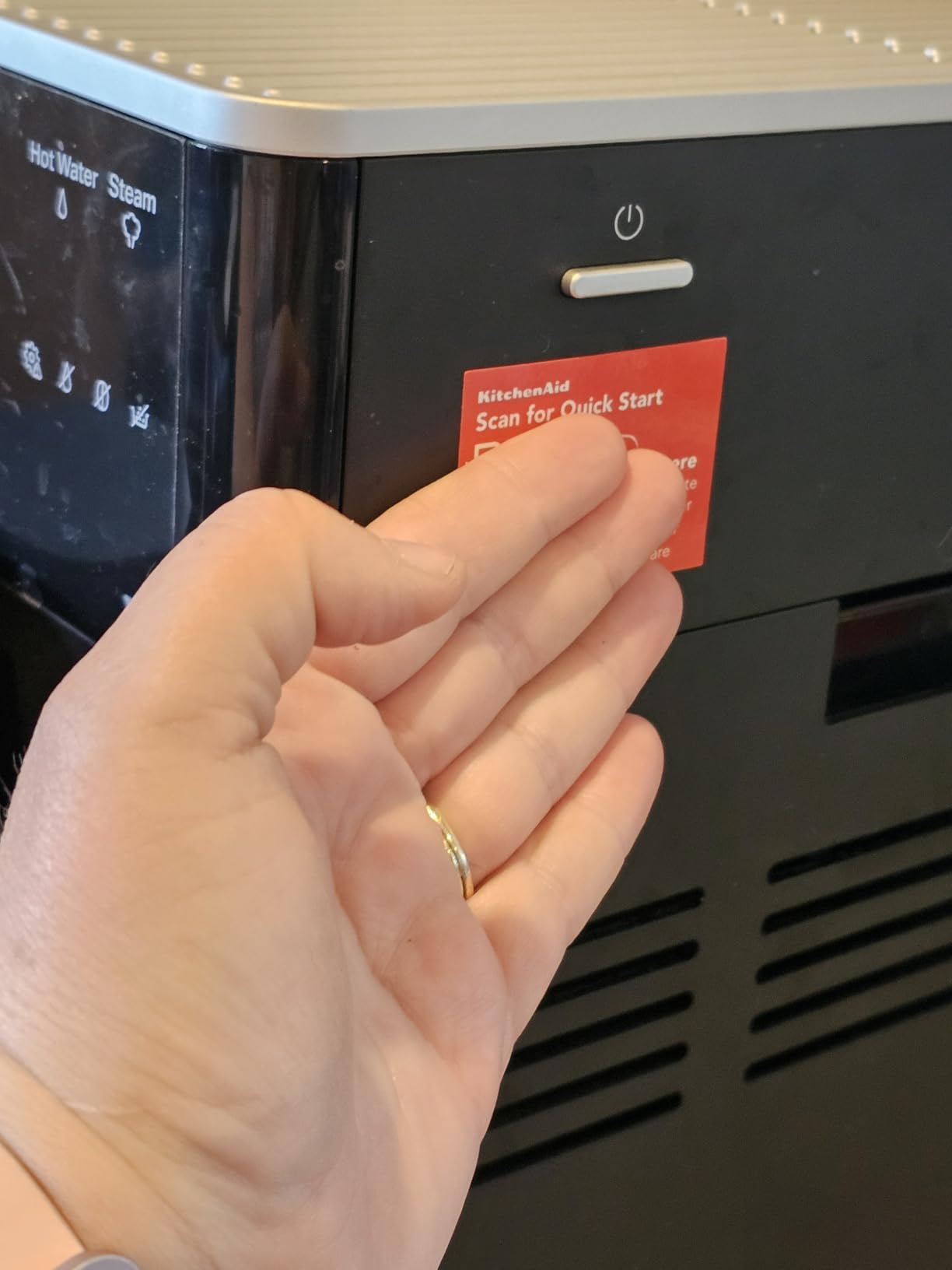 KitchenAid Fully Automatic Espresso Machine KF2 With Iced Coffee, KES8452 | 6 Hot and Iced Coffee Options, Built-In Grinder, Integrated Steam Wand for Milk Frothing, Black Matte customer photo 1