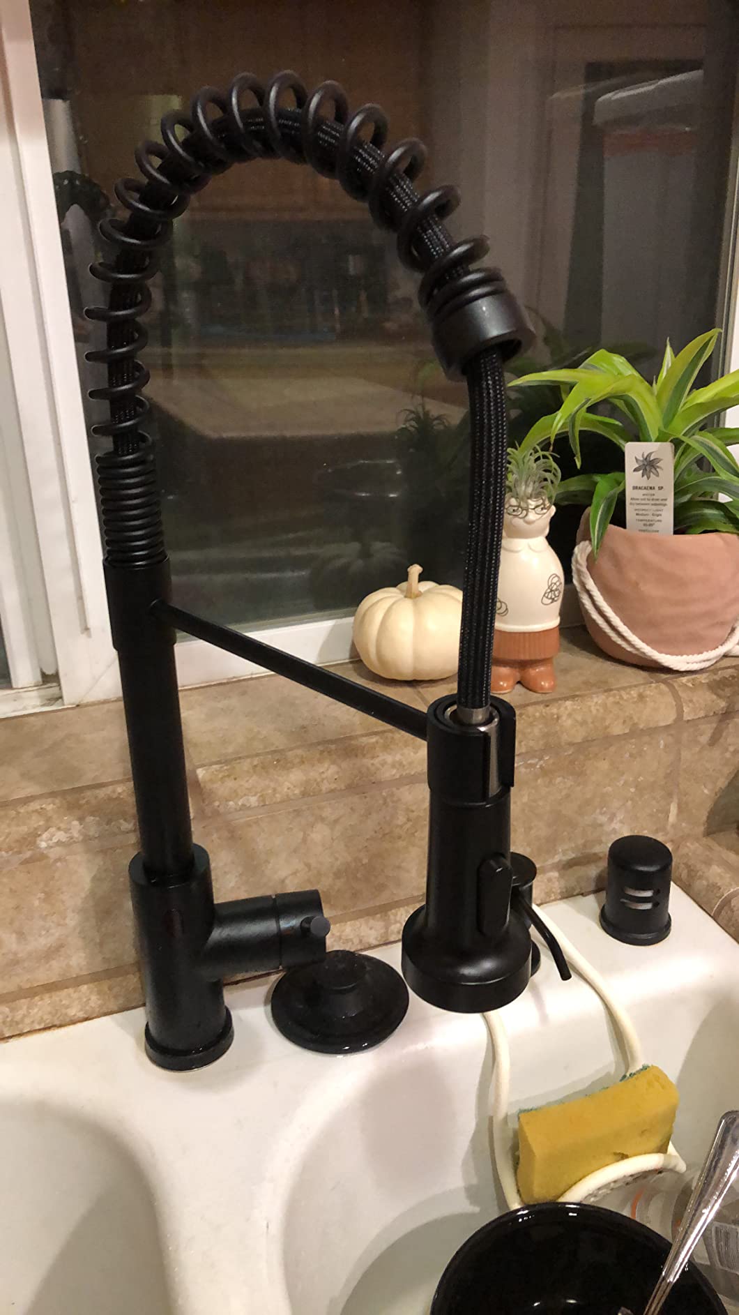 GIMILI Touchless Kitchen Faucet with Spring Pull Down Sprayer | Brushed Nickel Finish, Motion Sensor Activated, Hands Free Smart Control, Single Hole Installation, Kitchen Sink Use customer photo 1