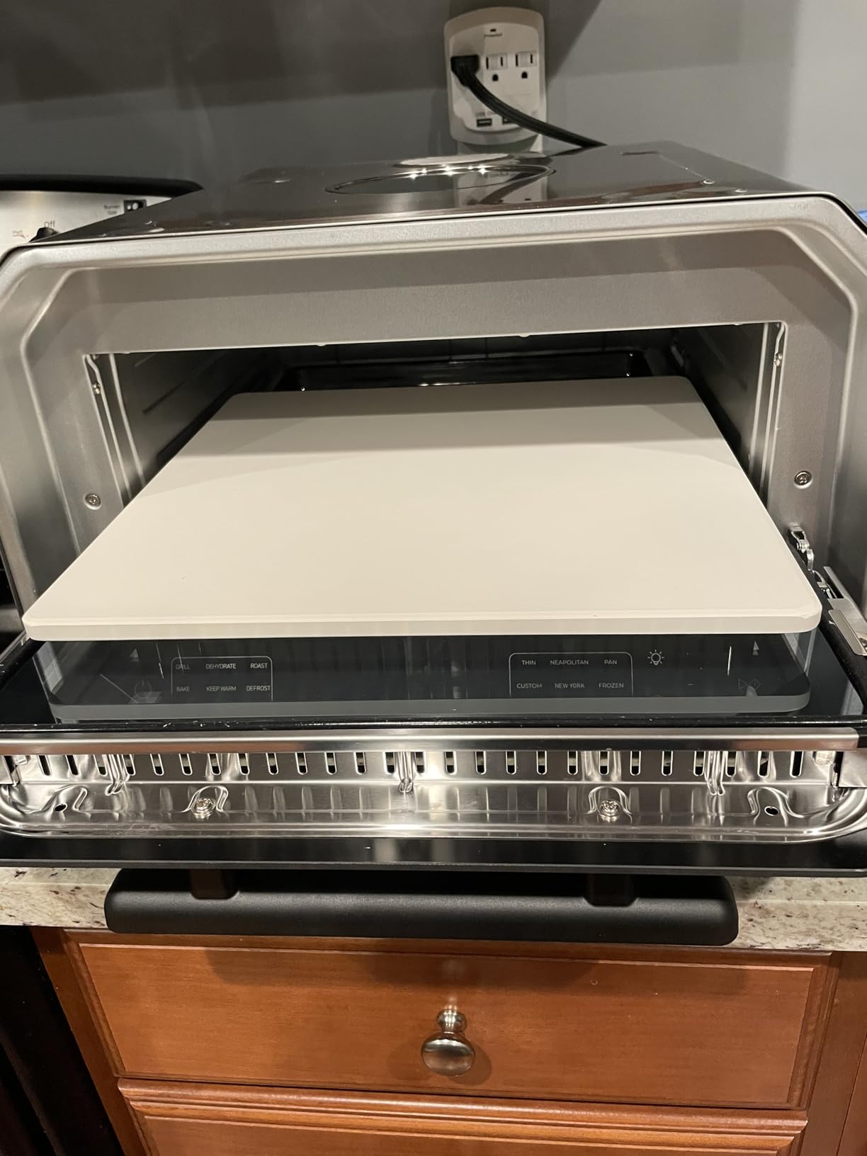 13-in-1 Countertop Pizza Oven, 90-Second 12 Inch Pizza, up to 850°F, 6 Presets & 6 Bake Modes, PID Control, Top Window & On-Demand Light, Silver customer photo 1