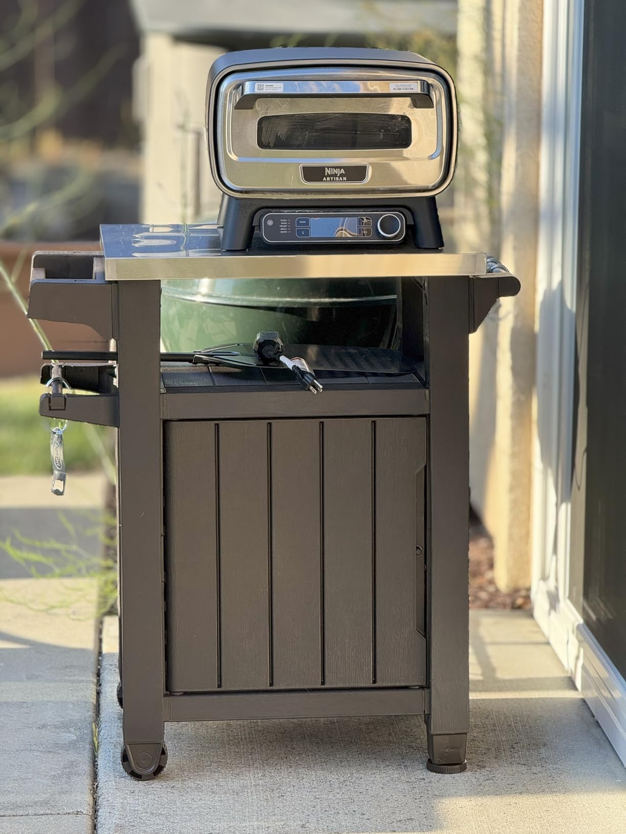 Ninja Artisan 5-in-1 Portable Electric Pizza Oven, Blue & Gold, MO201BL1 customer photo 2