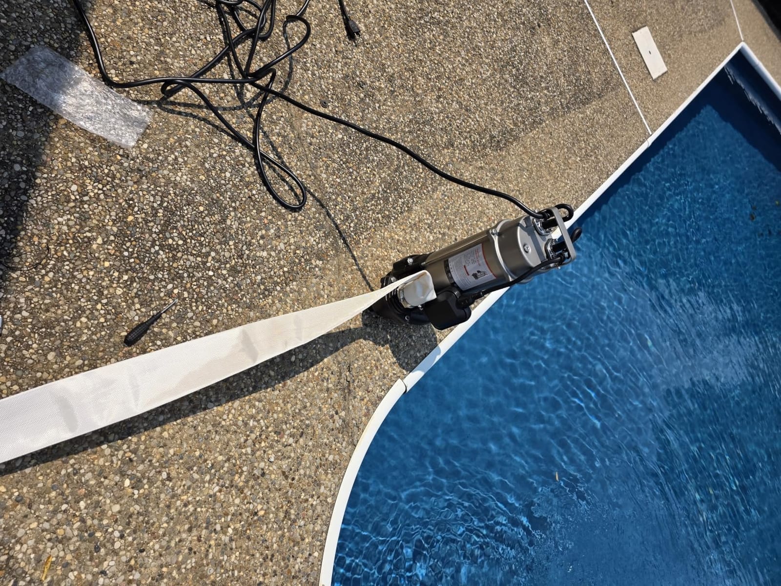 1HP Submersible Sewage Grinder Pump, Stainless Steel Housing, 2