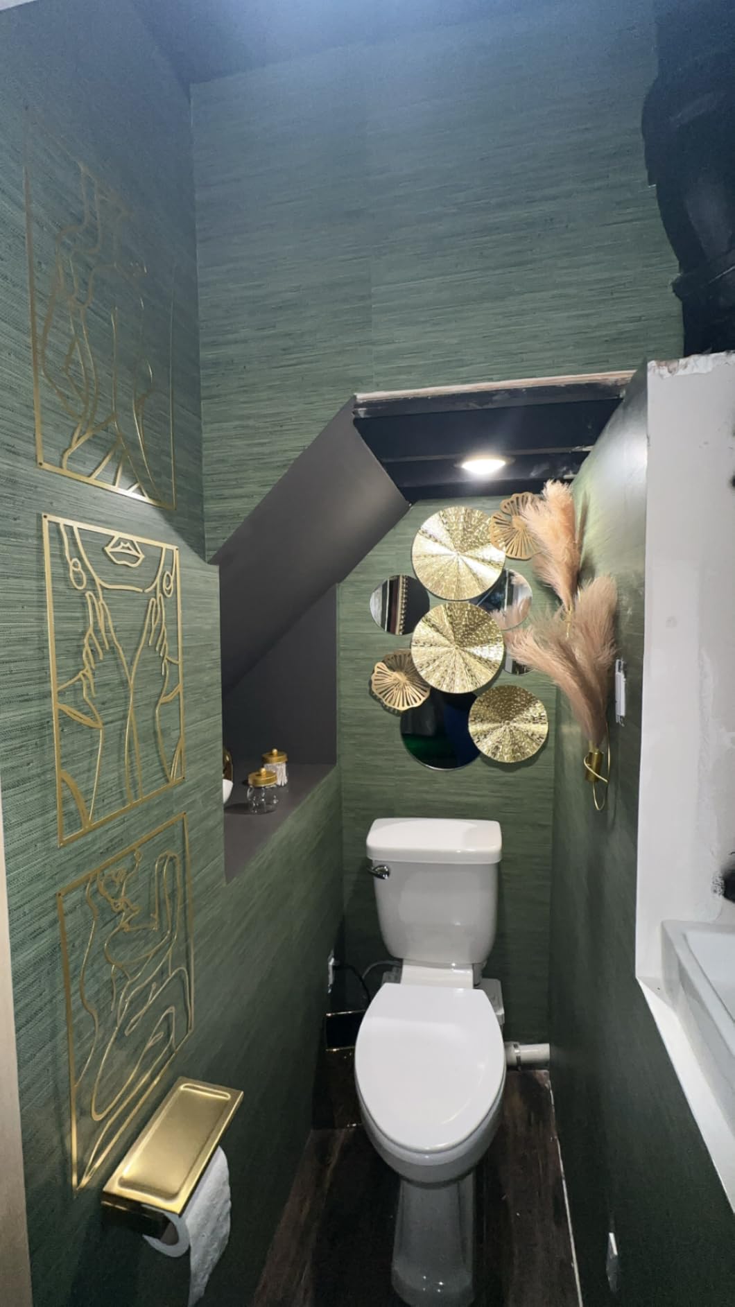 Macerating Toilet System, Upflush Toilet with 4-Inlet Grinder Pump, Elongated Bowl for Basement, Attic, Shower, Sink Waste Disposal, 23ft/7.5m Vertical Lift, Auto Start & Stop customer photo 1