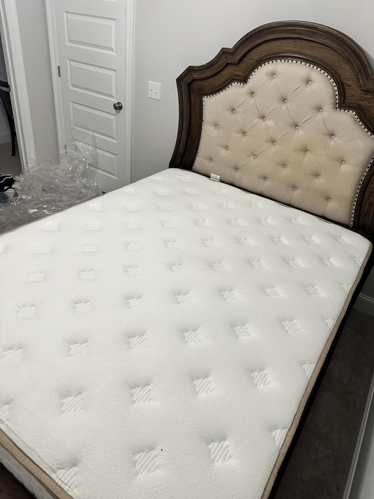 MOOA Queen Mattress, 12 Inch Cooling Hybrid Mattress in a Box, Medium Firm | Gel Memory Foam & Pocket Springs, Contouring Support & Pressure Relief, Motion Isolation, Extra Edge Support, Fiberglass Free customer photo 2