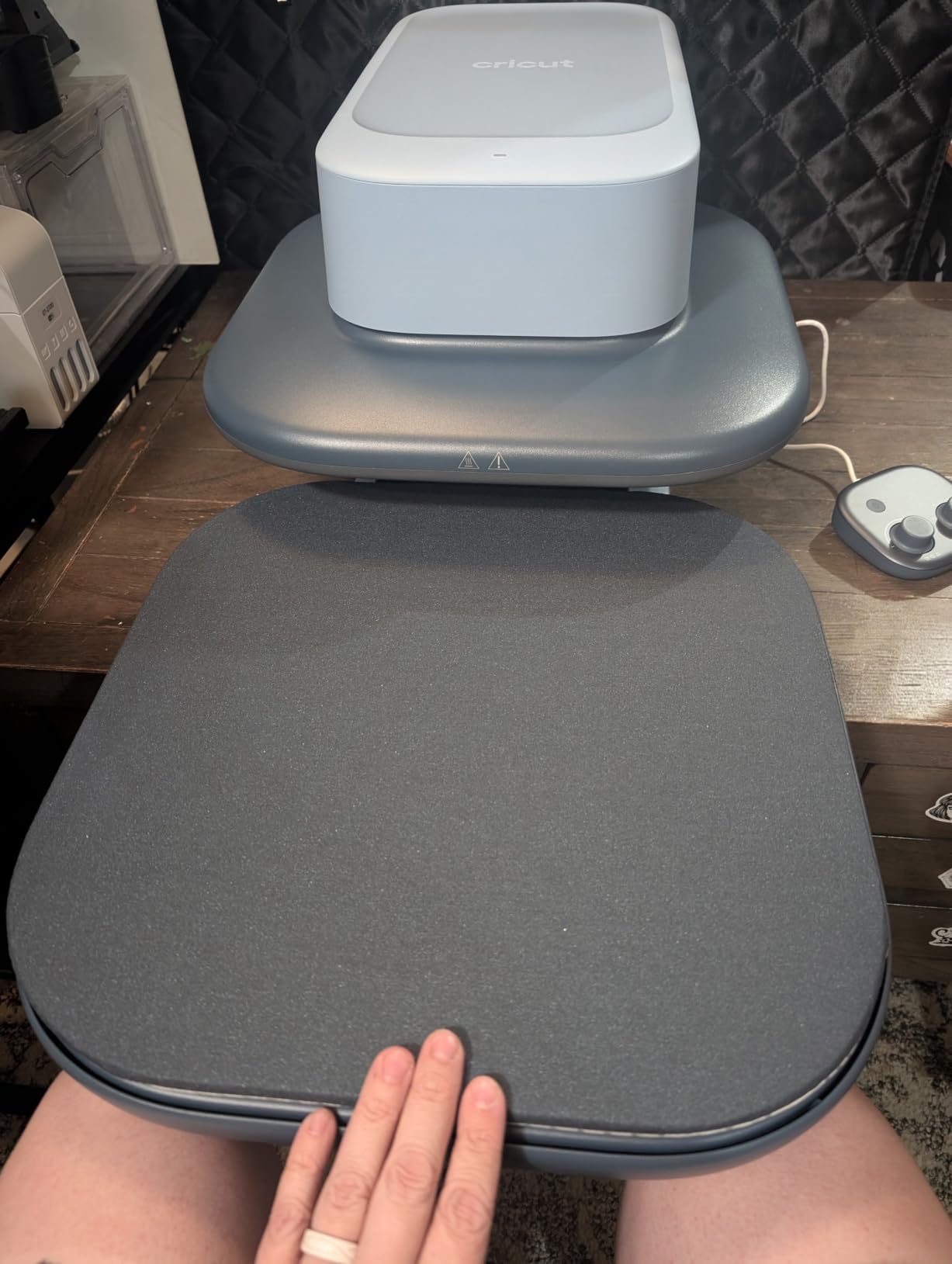 Cricut AutoPress 2 15x15 Heat Press Machine for T Shirts & More | Adjustable Pressure & Heat for Professional Results - For Heat Transfer Vinyl (HTV), Sublimation, & DTF customer photo 1