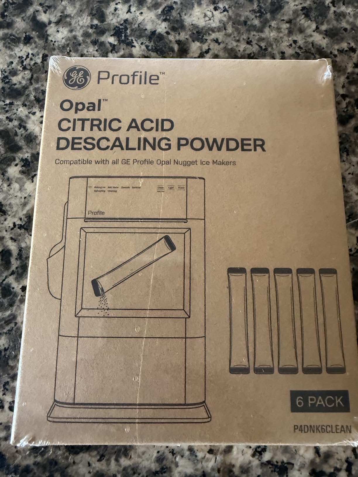 GE Profile Opal Mini Nugget Ice Maker, Portable Countertop Pellet Ice Machine, Soft Chewable Ice, 36 lbs Per Day, Top Fill Water Reservoir, 2 lb Bin, 6 Pack Descaler & Scoop Included, Stone Grey customer photo 2