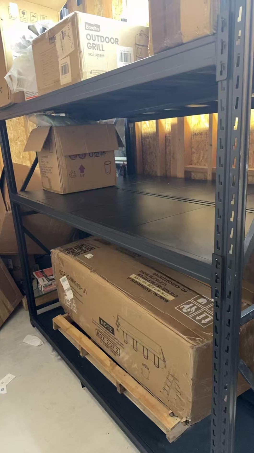 Heavy Duty Industrial Pallet Storage Rack, 78.7